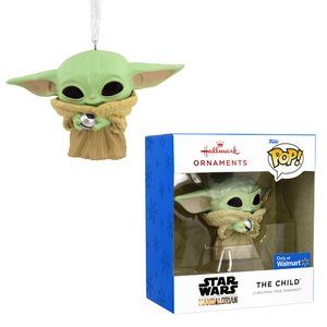 Hallmark Funko POP! Star Wars: The Mandalorian The Child Christmas Ornam…